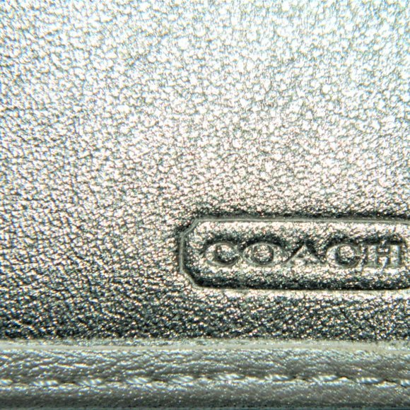 Coach Denim and Silver Zip Tote with Wallet - Picture 15 of 15